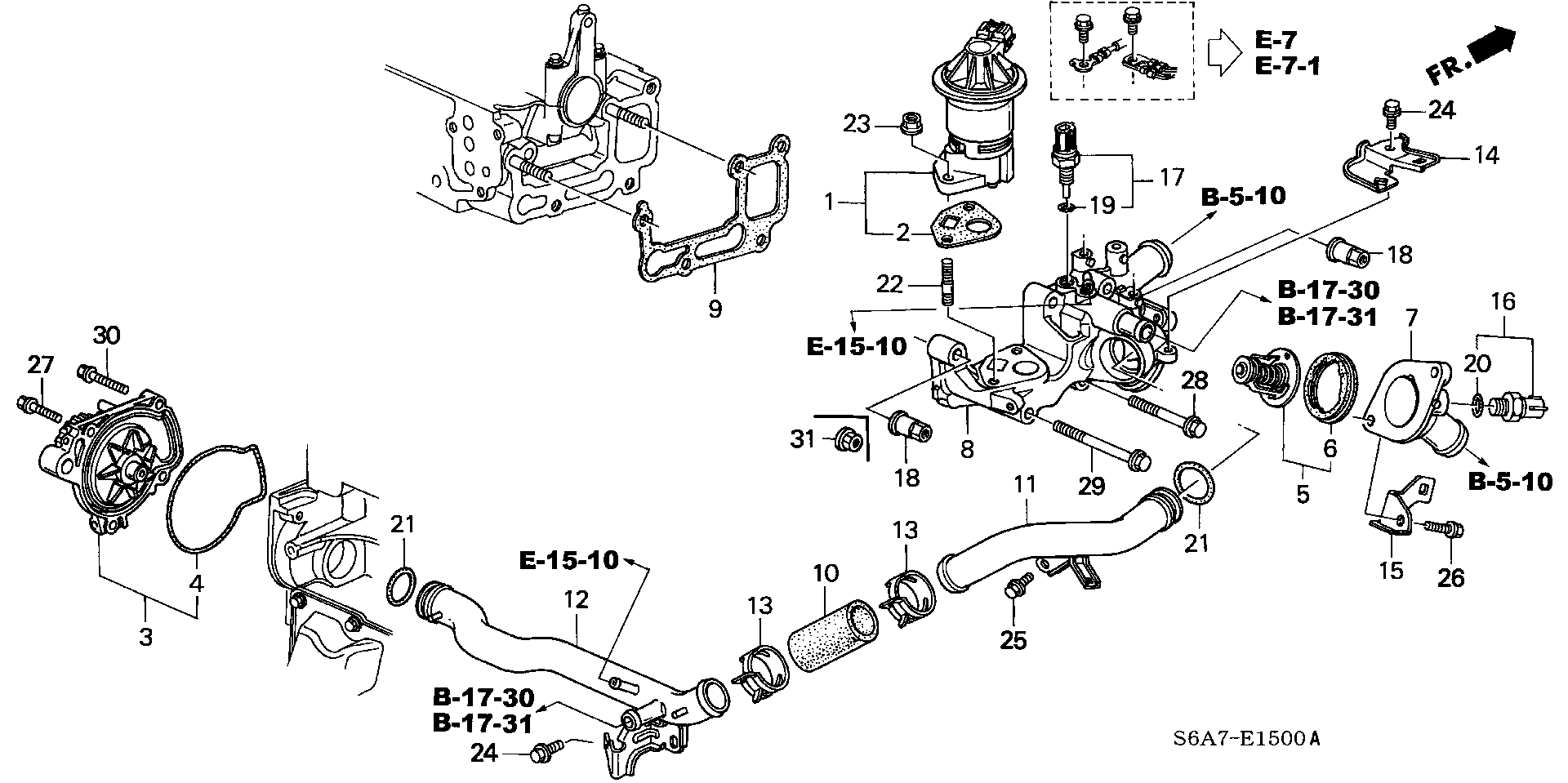 Honda 18 011 PLM A01 - EGR Valve onlydrive.pro