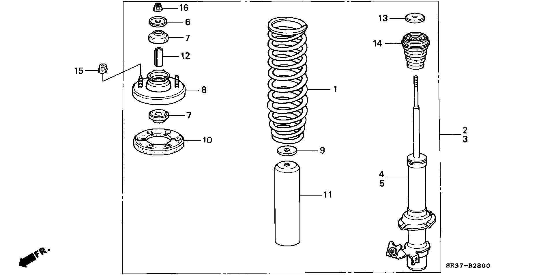 FORD 51606SR3003 - Shock Absorber onlydrive.pro