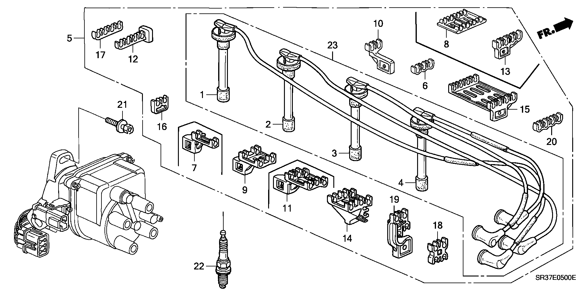 Honda 98079-561-4E - Свеча зажигания onlydrive.pro