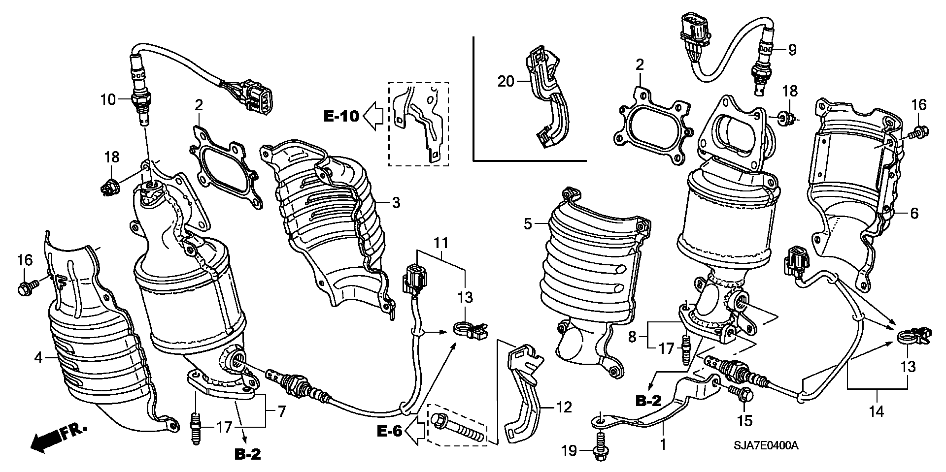 Honda 36532RJA004 - Oxygen, Lambda Sensor onlydrive.pro