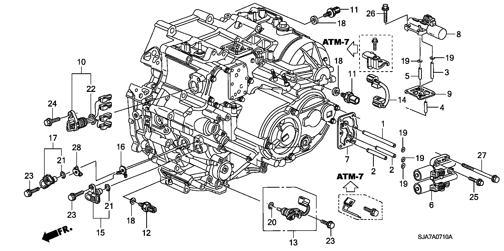 Honda 28610-RAY-003 - Oil Pressure Switch, automatic transmission onlydrive.pro