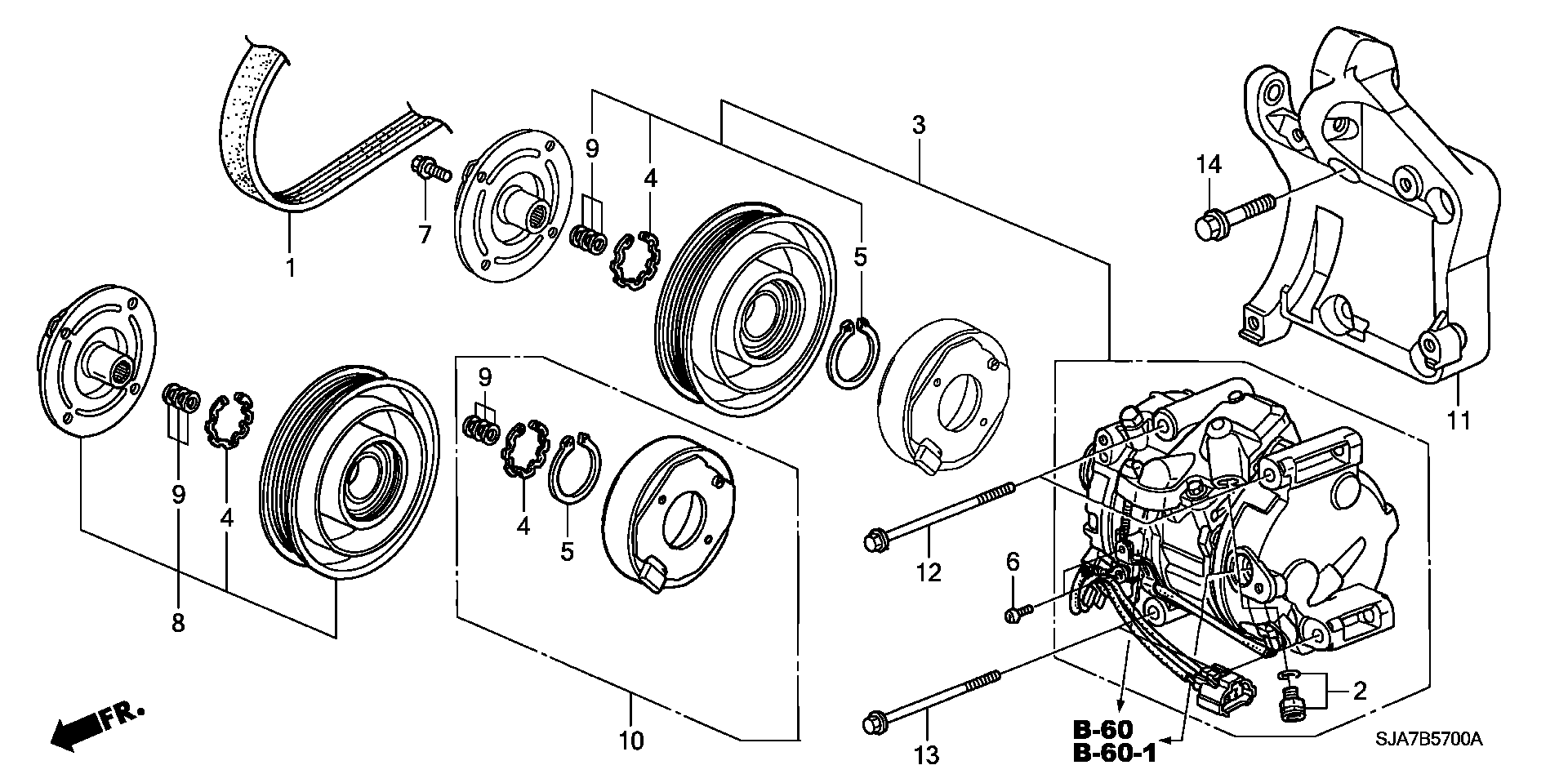 Honda 38920-RCA-A01 - V formos rumbuoti diržai onlydrive.pro