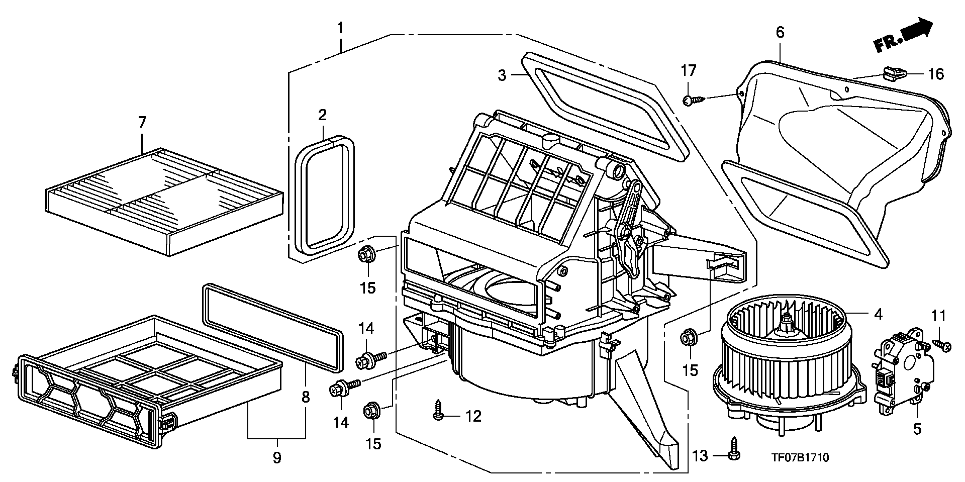 Honda 80292-TF0-G01 - Filter, interior air onlydrive.pro