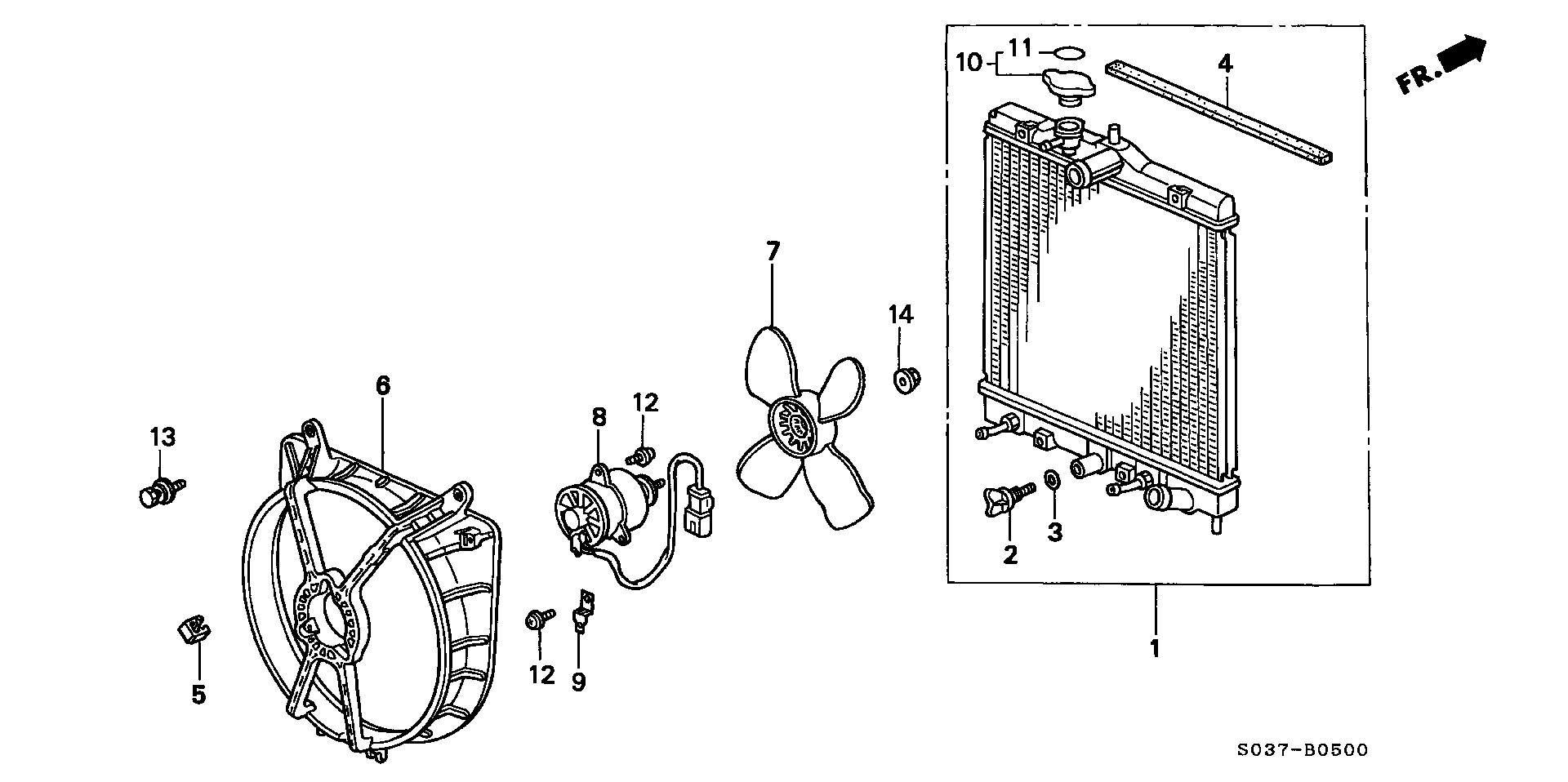 Honda 19010-P2J-003 - Radiators, Motora dzesēšanas sistēma onlydrive.pro