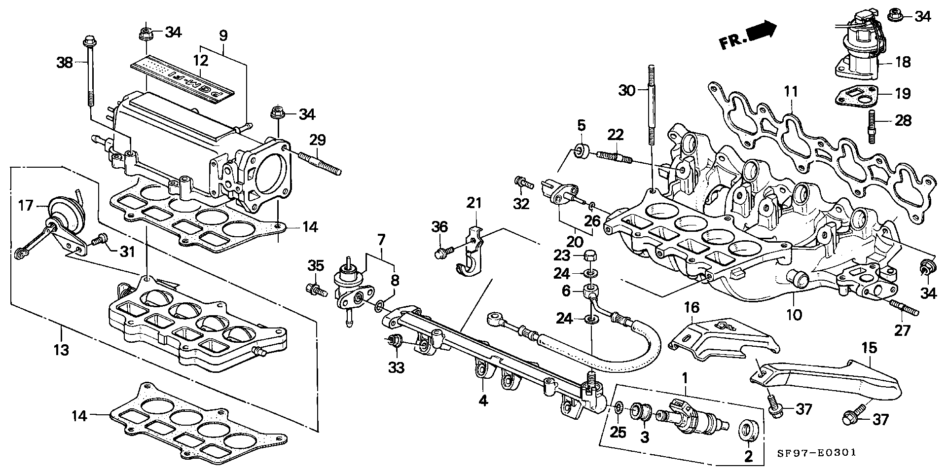 Honda 16740-PK2-005 - Control Valve, fuel pressure onlydrive.pro