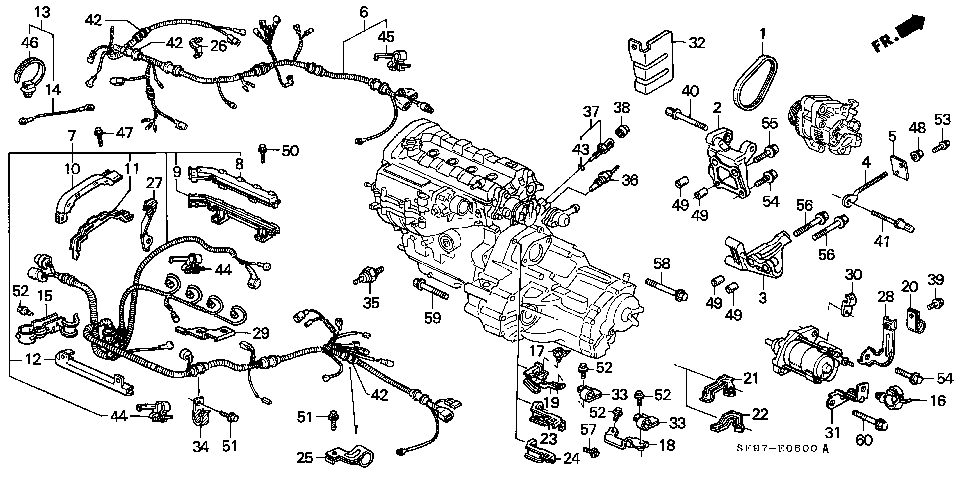 Honda 31110PK1003 - V formos rumbuoti diržai onlydrive.pro