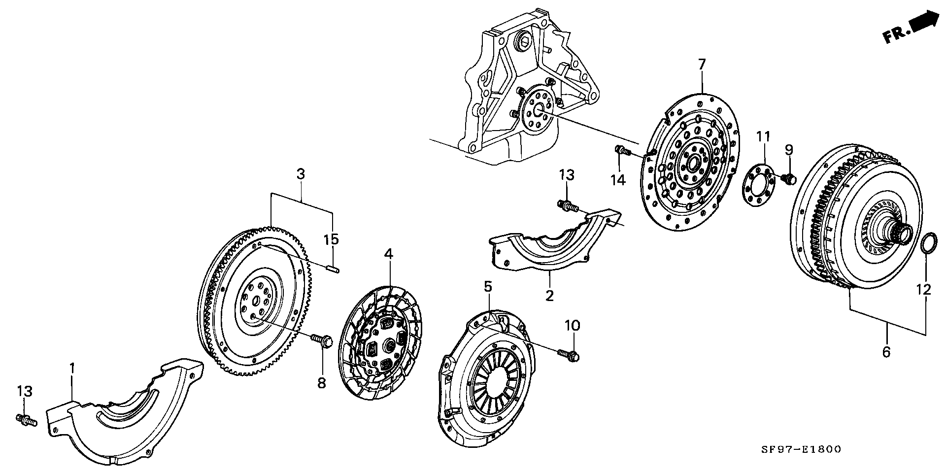 Honda 22200-PK1-M00 - Sankabos diskas onlydrive.pro