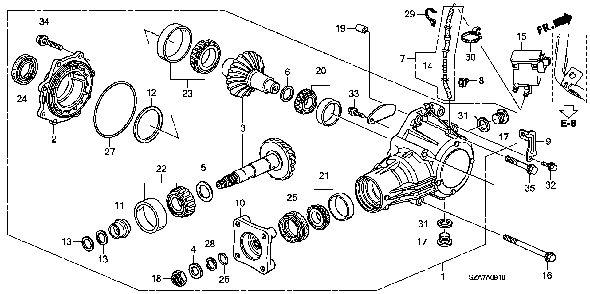 Honda 91303RDK003 - Gasket, intake manifold onlydrive.pro