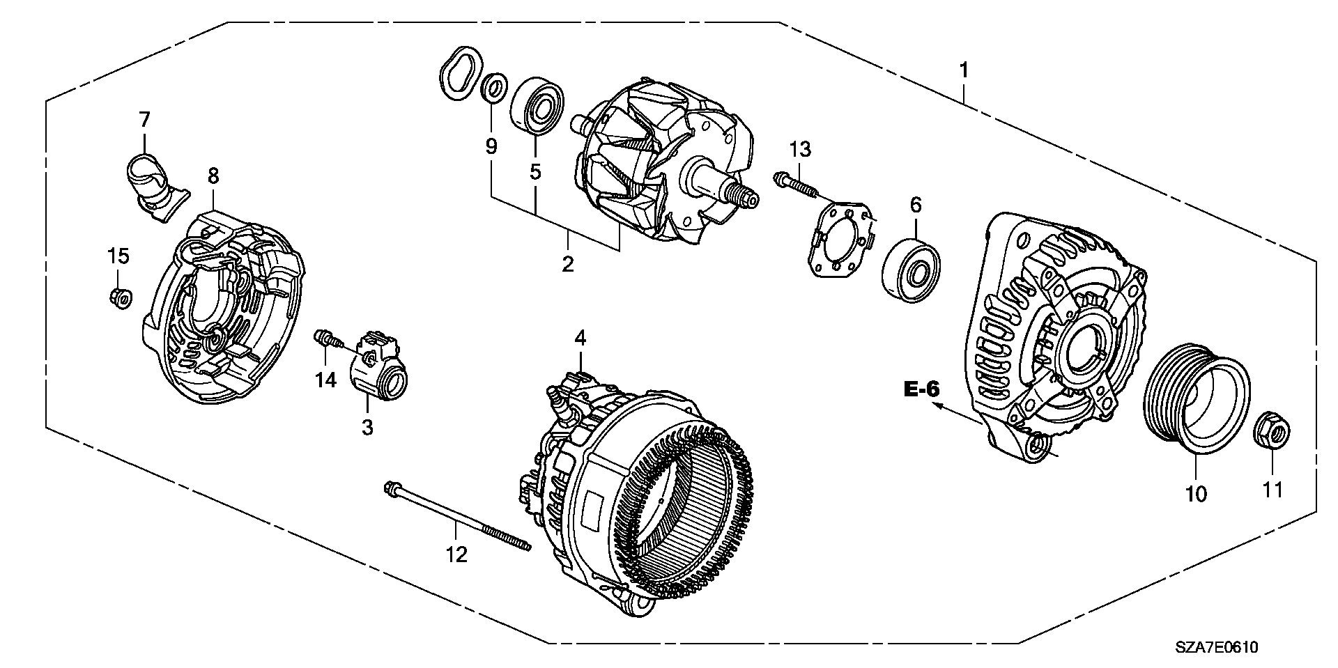 Honda 31100-RGW-A01 - Alternator onlydrive.pro