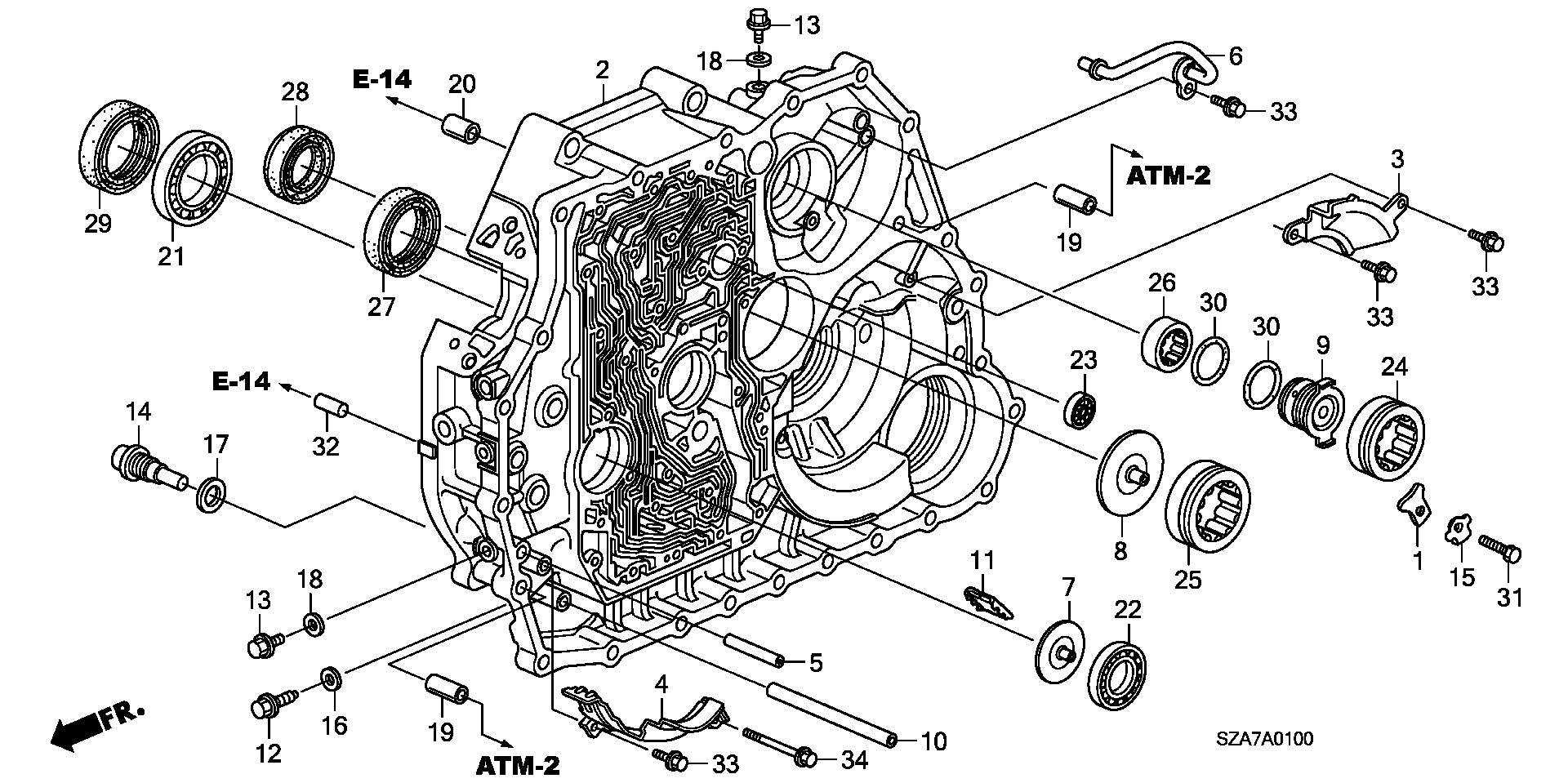 Honda 91207PY4004 - Veleno sandariklis, automatinė transmisija onlydrive.pro