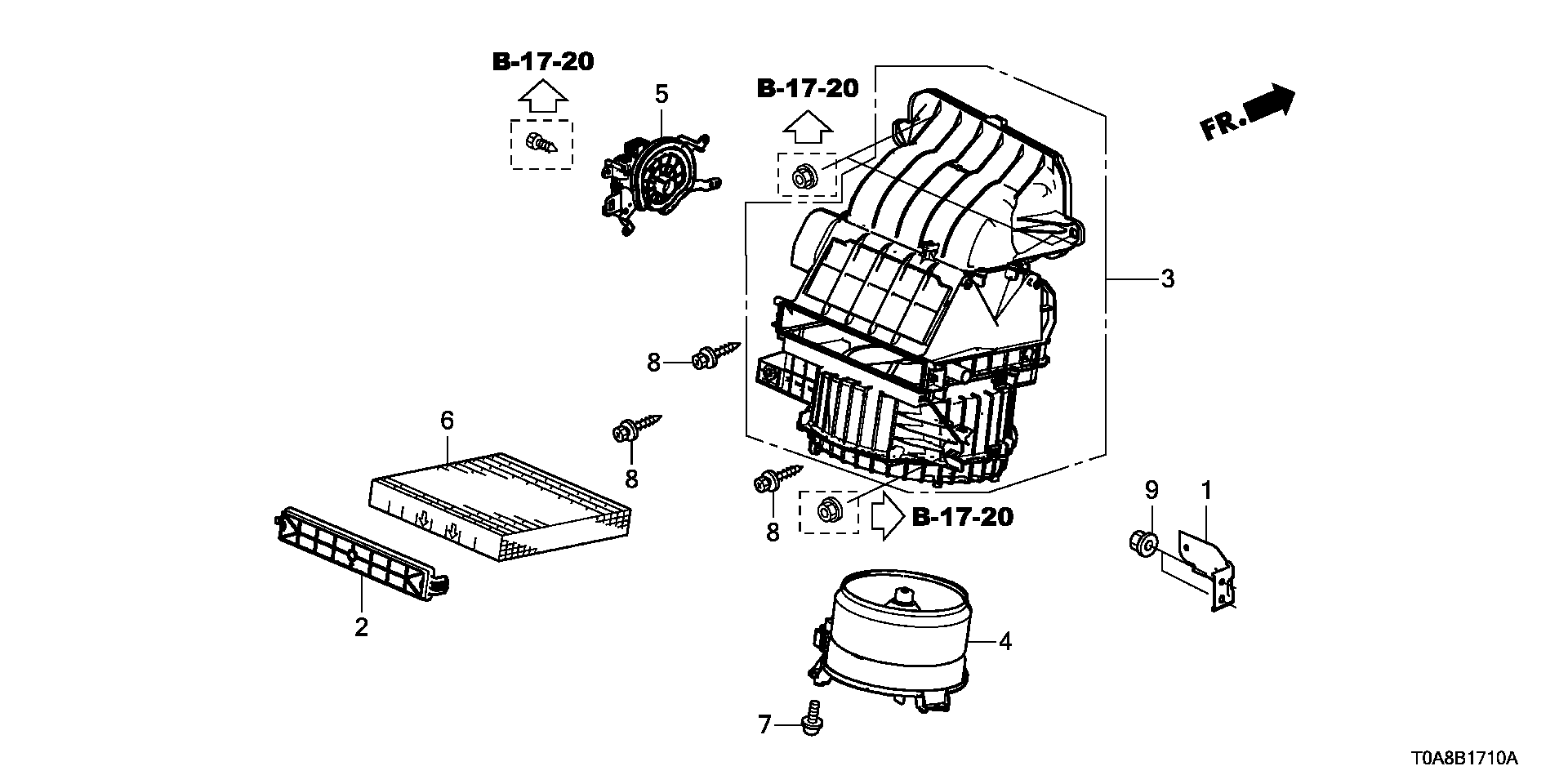 Honda 80292-SWA-003 - Filter, interior air onlydrive.pro