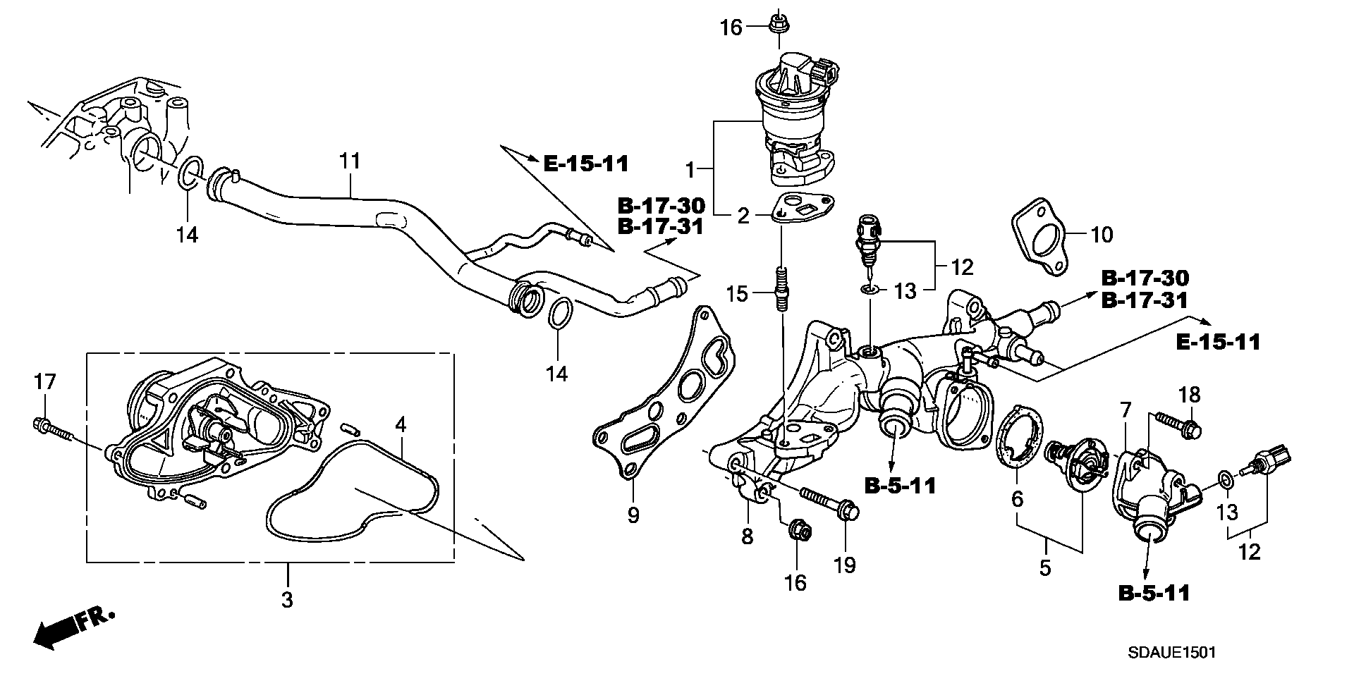 Honda 19301-P8E-A10 - Termostaat,Jahutusvedelik onlydrive.pro