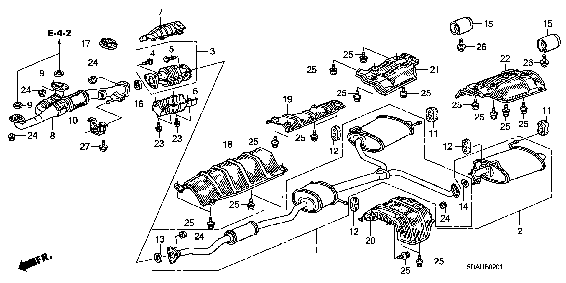 FORD 18212SA7003 - Gasket, exhaust pipe onlydrive.pro