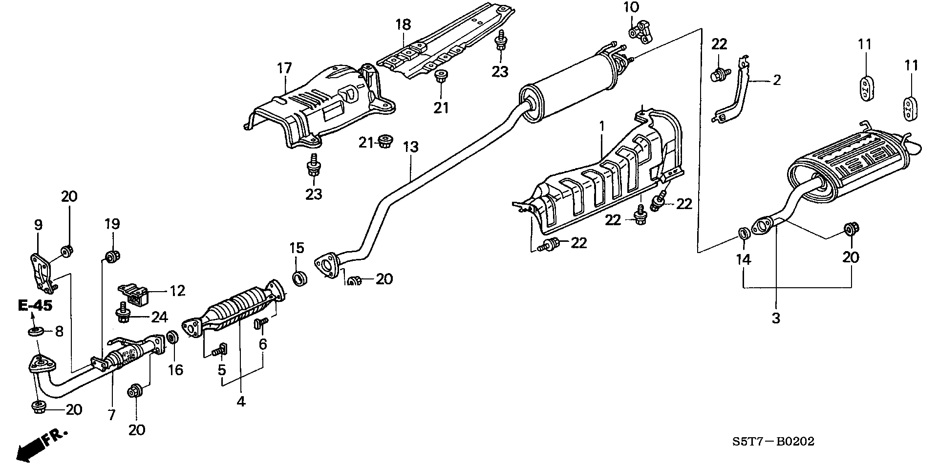 Honda 90115 659 003 - Гайка, выпускной коллектор onlydrive.pro