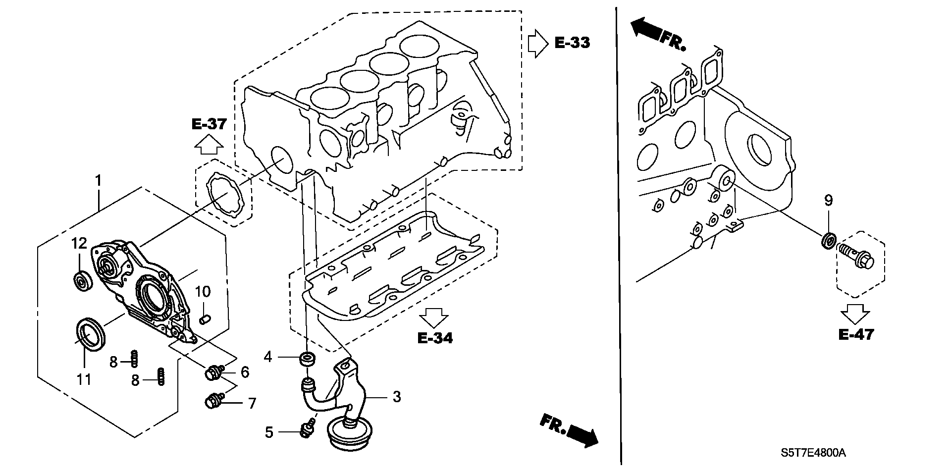 Honda 91220-PLZ-D00 - Oil pump/oil strainer (diesel): 001 pcs. onlydrive.pro