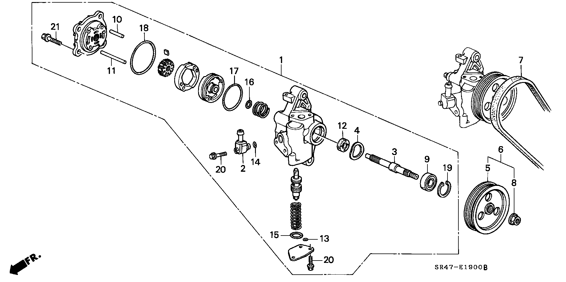 Honda 56992-P02-003 - Поликлиновой ремень onlydrive.pro