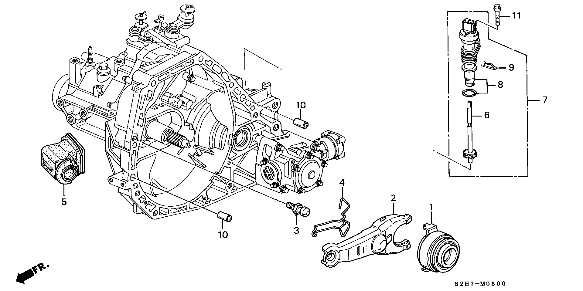 Honda 22810-PLW-003 - Clutch Release Bearing onlydrive.pro