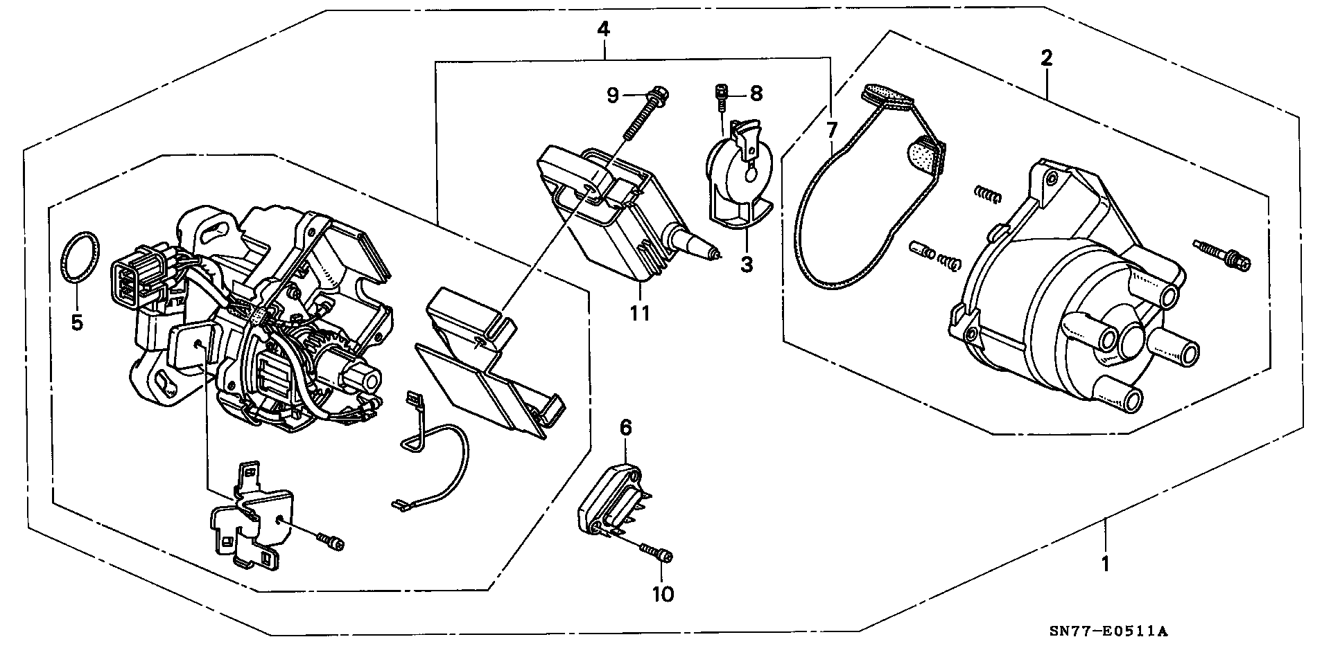 Honda 30500-P0AA01 - Ritė, uždegimas onlydrive.pro