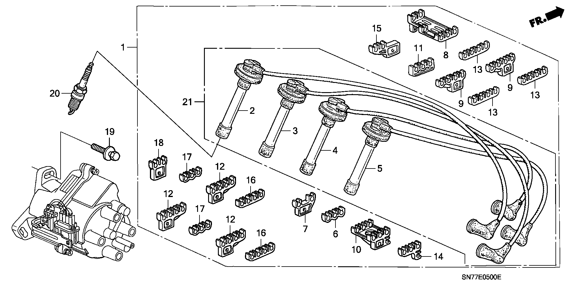 Honda 98079-5514G - Uždegimo žvakė onlydrive.pro