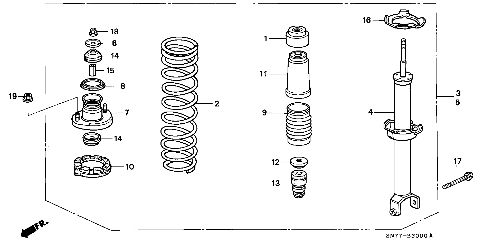 Honda 52441-SN7-E02 - Coil Spring onlydrive.pro