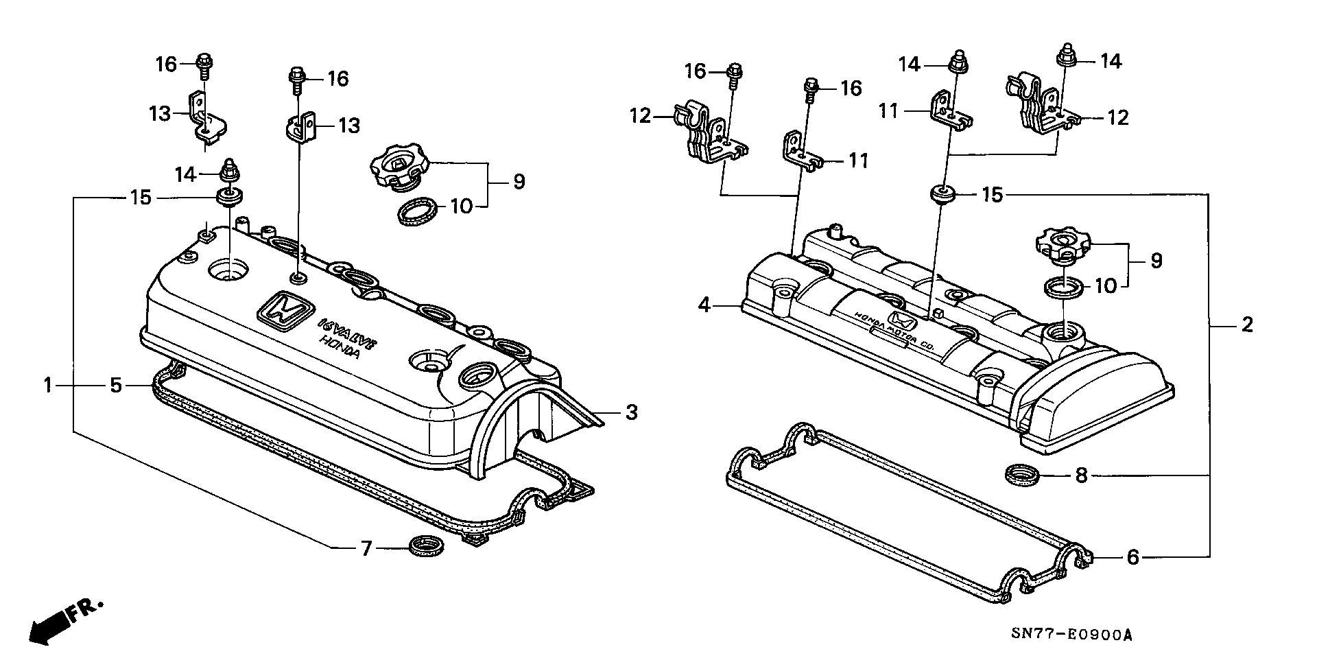 Honda 12341-P45-G00 - Gasket, cylinder head cover onlydrive.pro