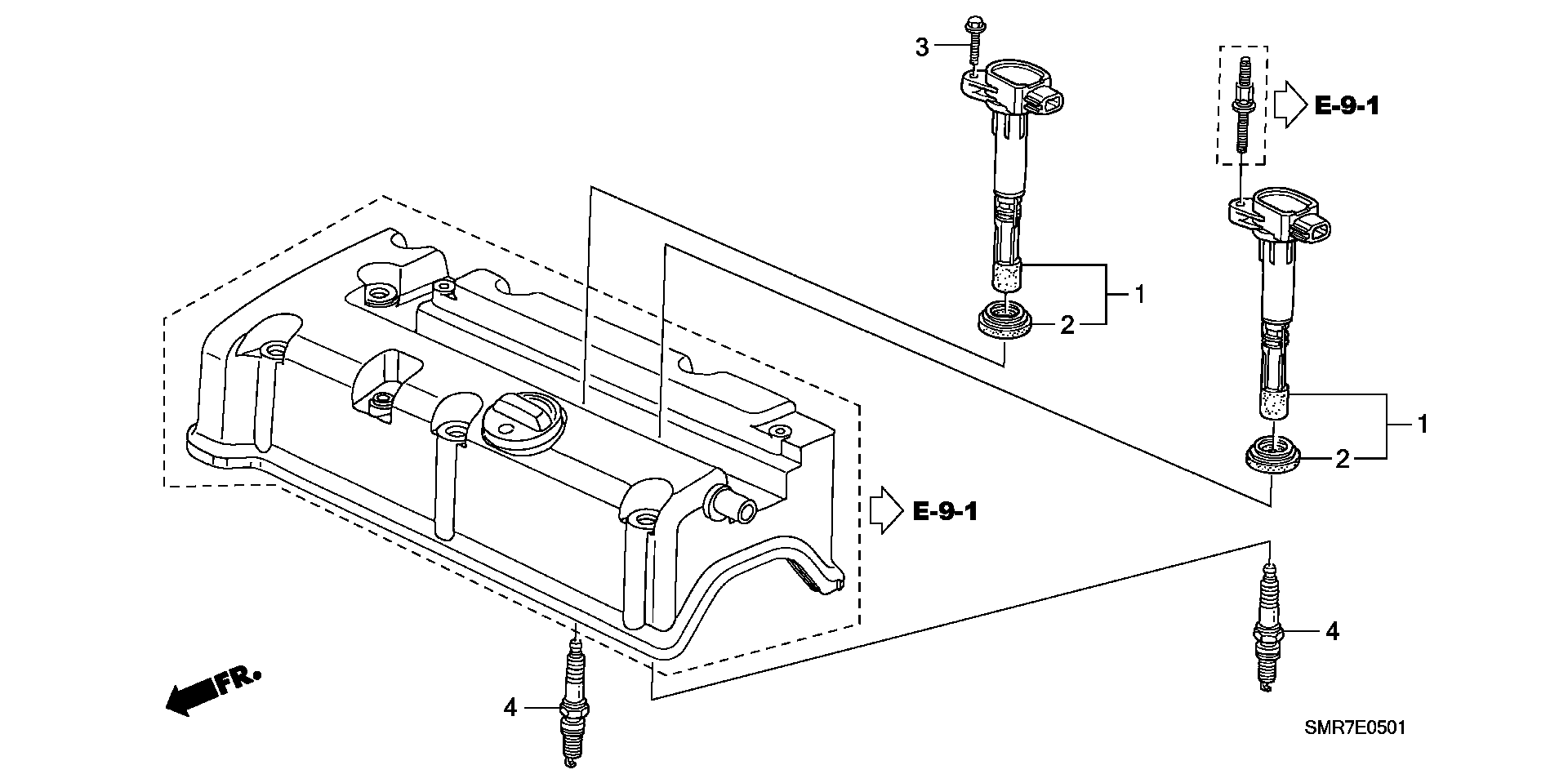 Honda 30520-RRA-007 - Sytytyspuola onlydrive.pro