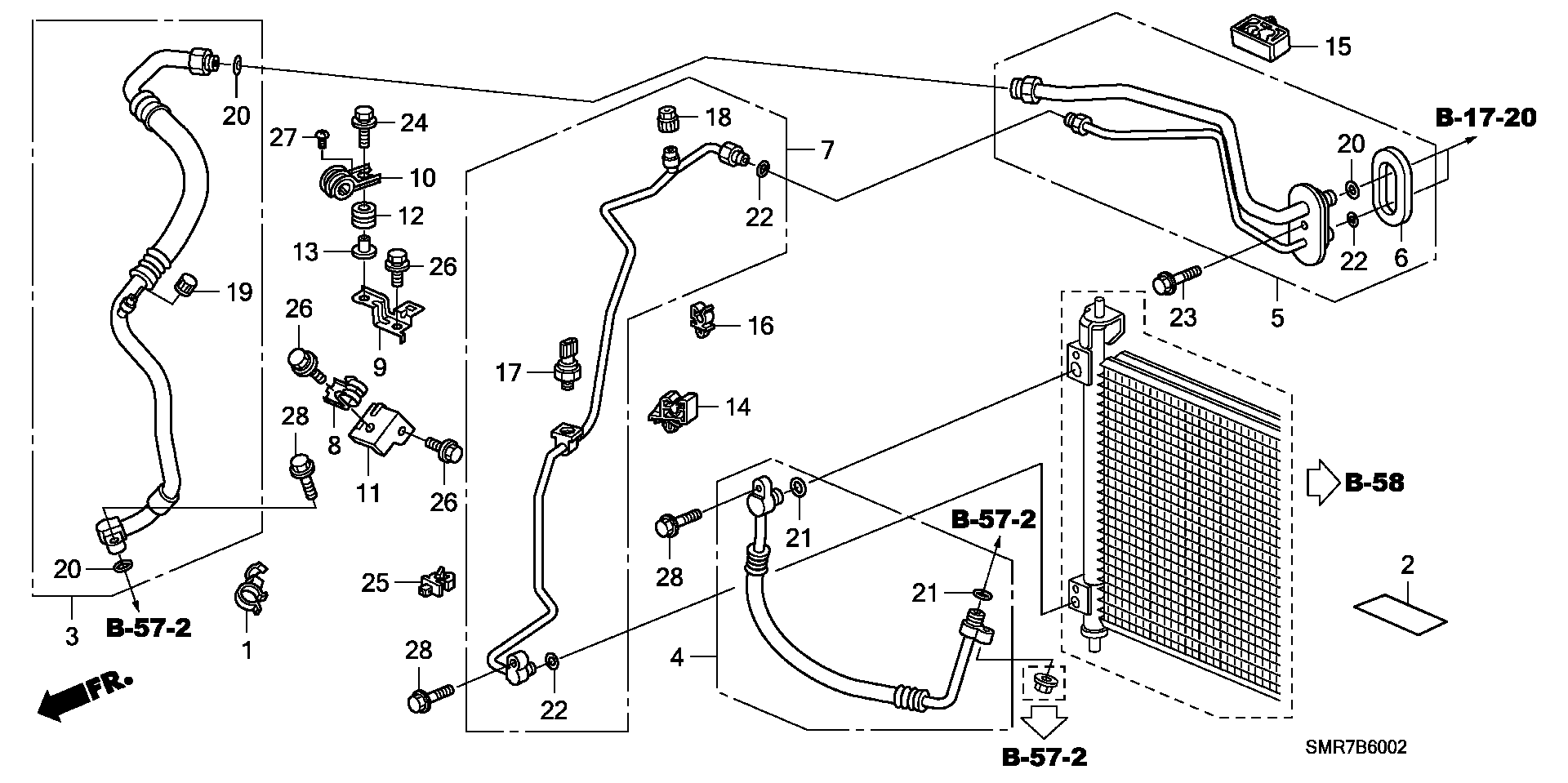 Honda 80 871-ST7-000 - Комплект уплотнительных колец onlydrive.pro