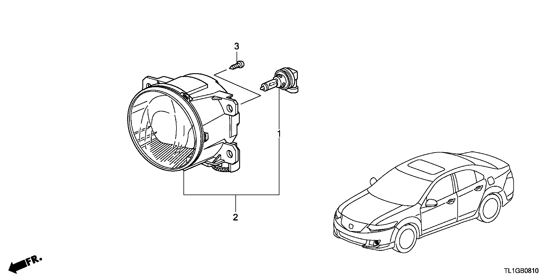 Honda 33165STKA01 - Kvēlspuldze, Miglas lukturis onlydrive.pro