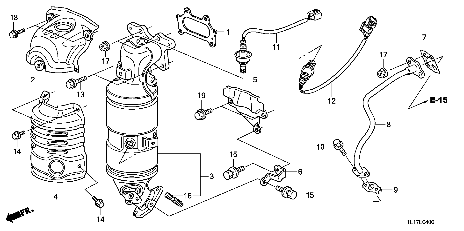 Honda 36532 RNA A01 - Oxygen, Lambda Sensor onlydrive.pro