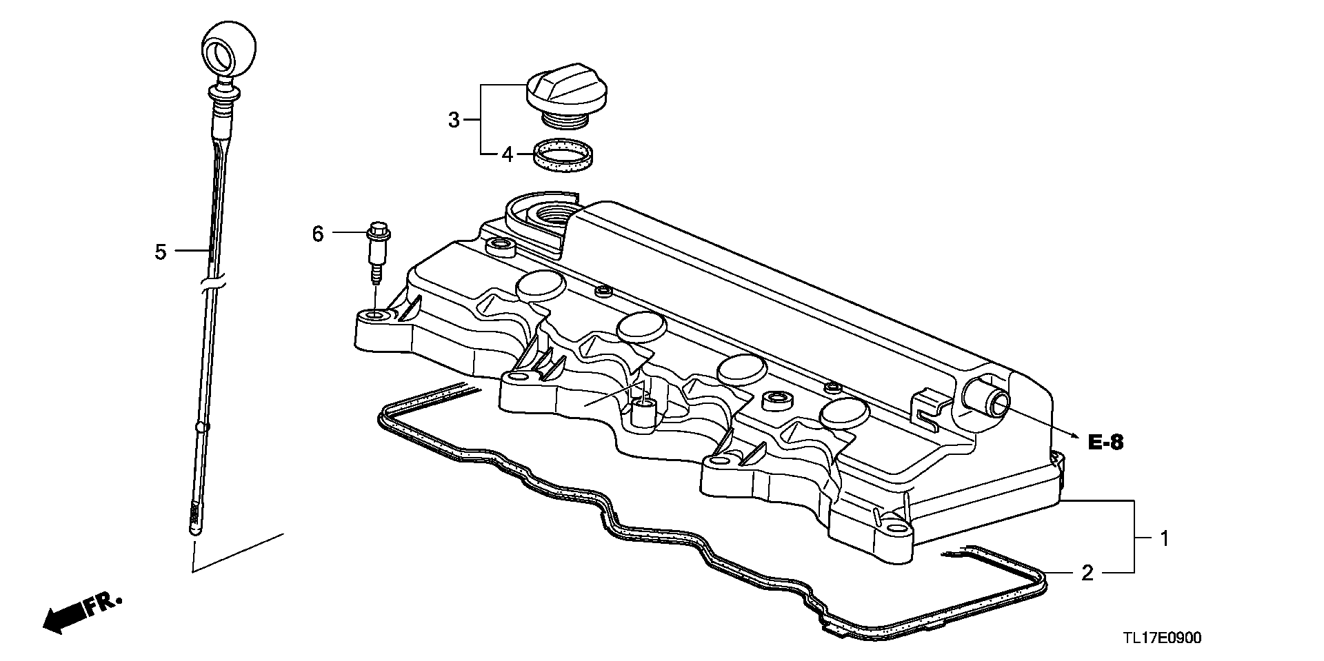 Honda 12341-RNA-A01 - Tihend, klapikaan onlydrive.pro