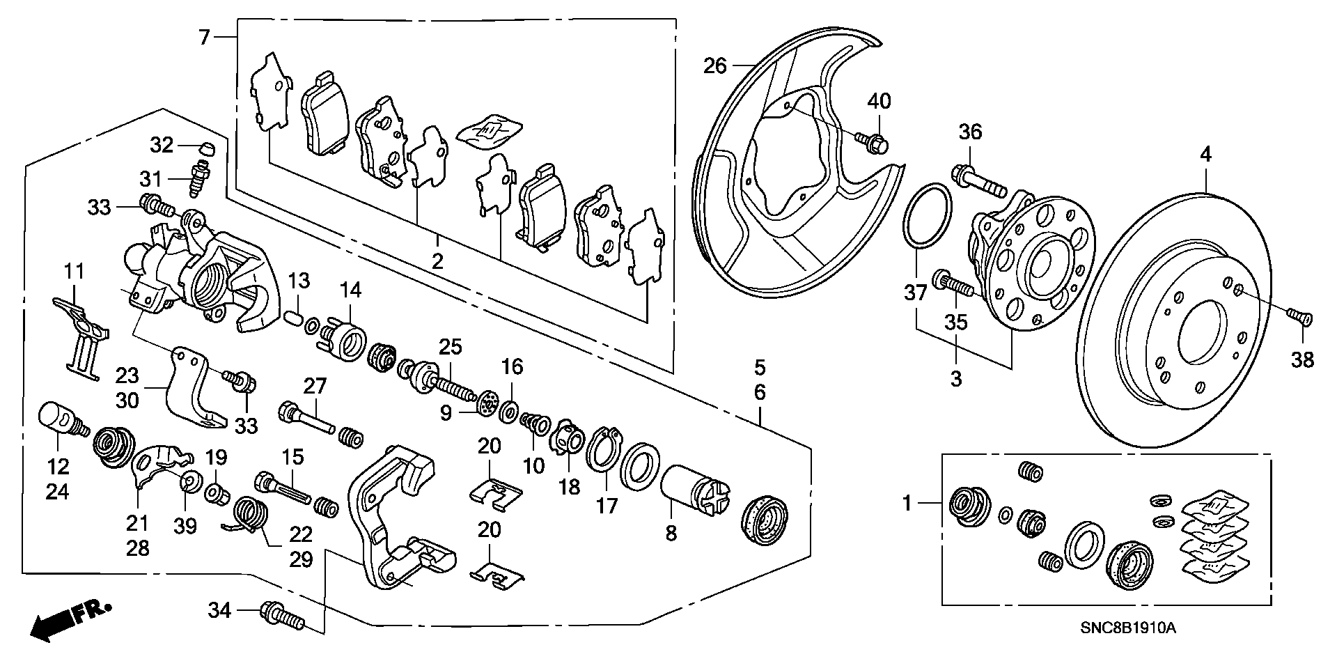 Hyundai 43022-S5A-J00 - Тормозные колодки, дисковые, комплект onlydrive.pro