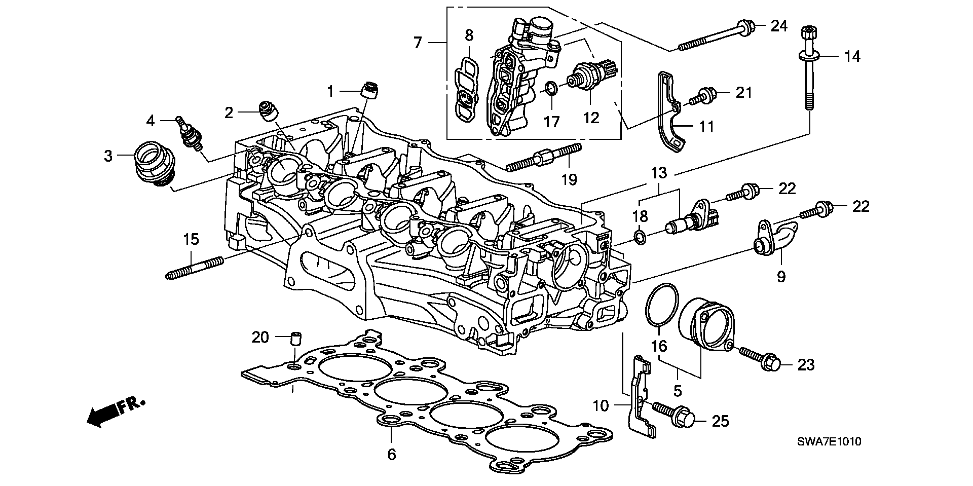 Honda 12210-P45-G01 - Tiiviste, venttiilivarsi onlydrive.pro