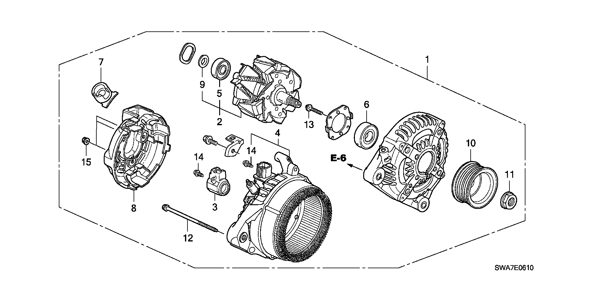 Honda 31100-RZP-G01 - Alternator onlydrive.pro