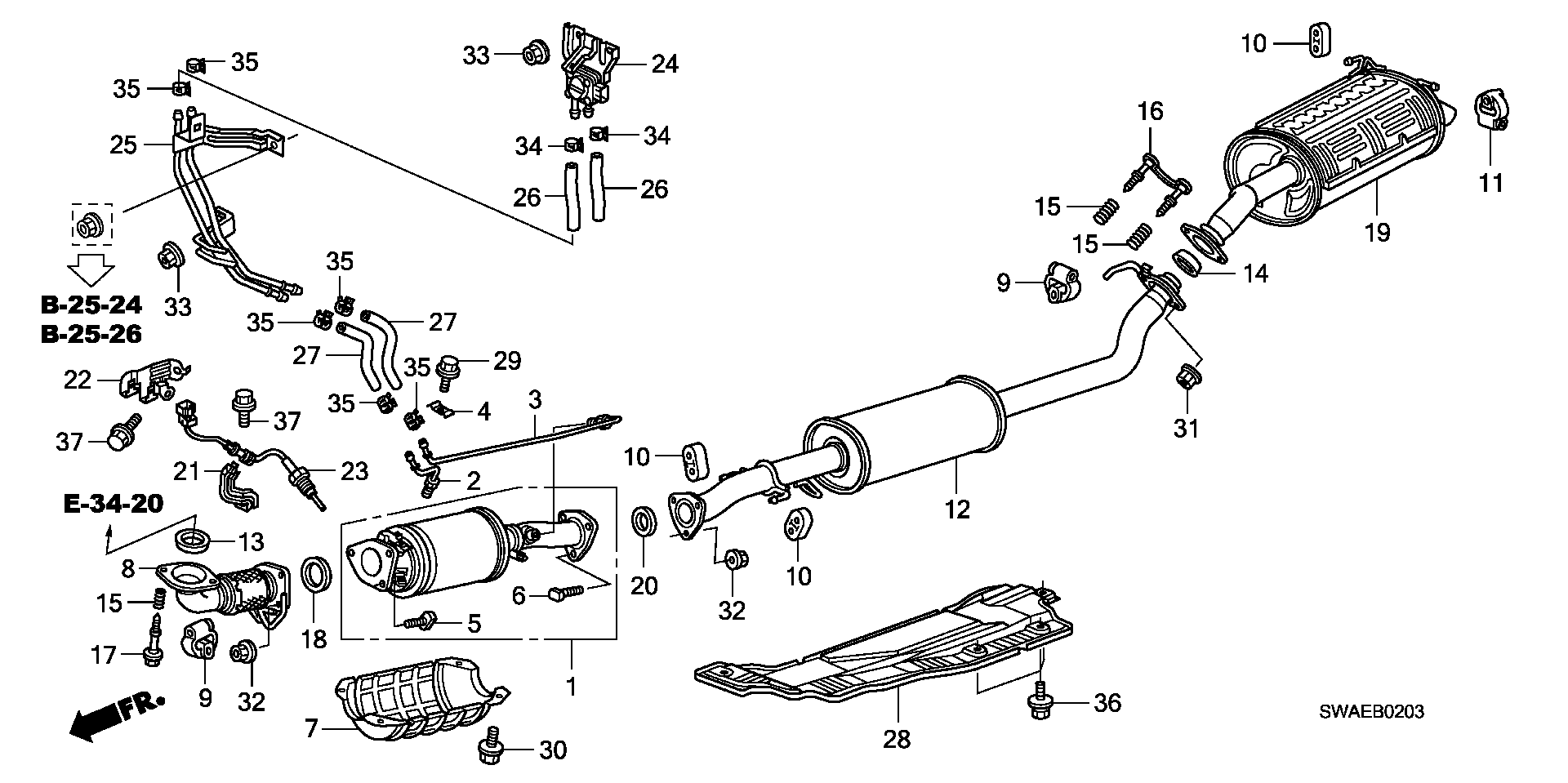 Honda 18215-SWA-J01 - Bearing Bush, stabiliser onlydrive.pro