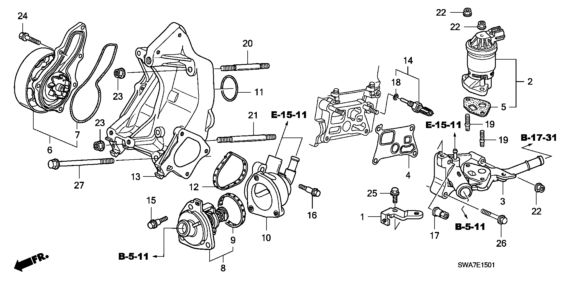 Honda 19 200 RFE 003 - Veepump onlydrive.pro