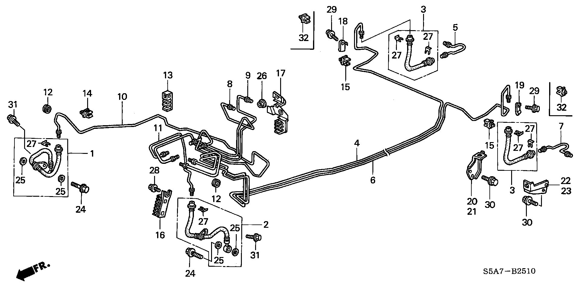 Honda 01464S5AJ02 - Brake Hose onlydrive.pro