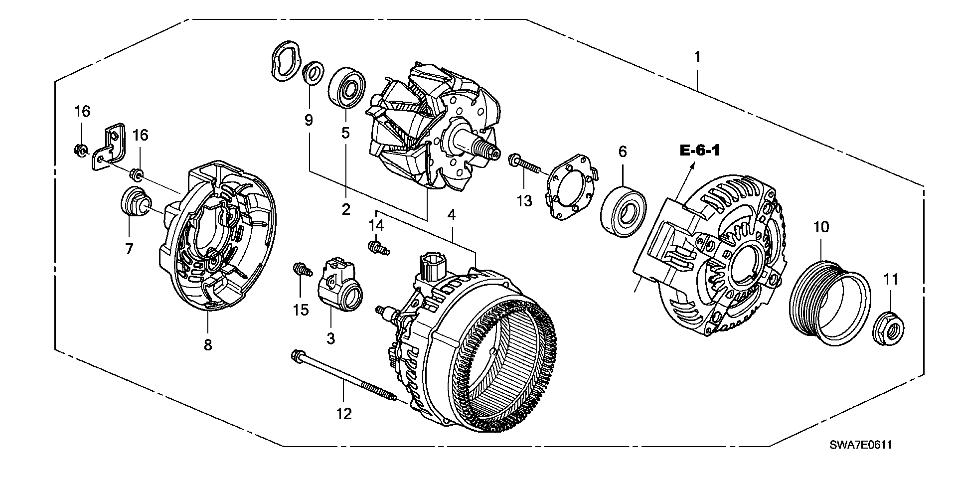 Honda 31100-RTA-023 - Ģenerators onlydrive.pro