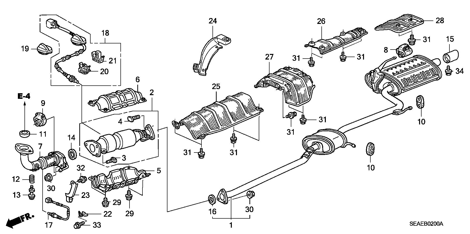 Honda 36532RADL12 - Lambda zonde onlydrive.pro