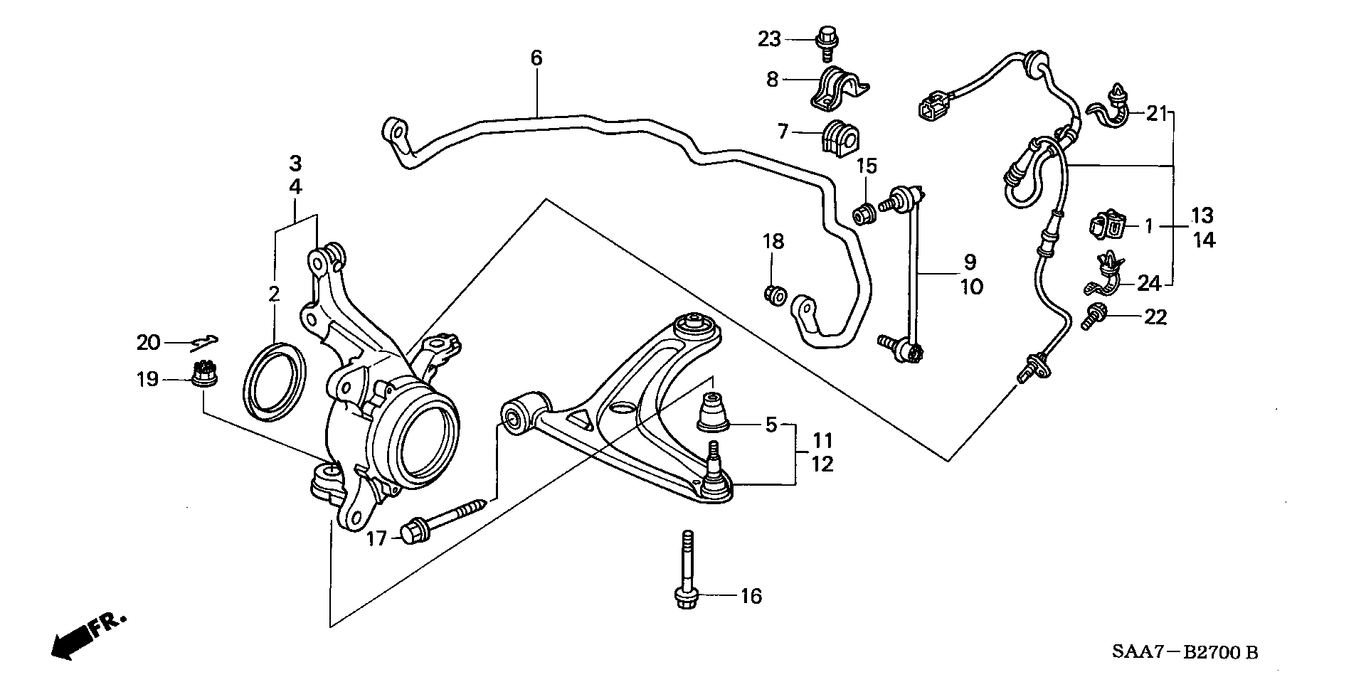 Honda 57450-SEL-P02 - Jutiklis, rato greitis onlydrive.pro