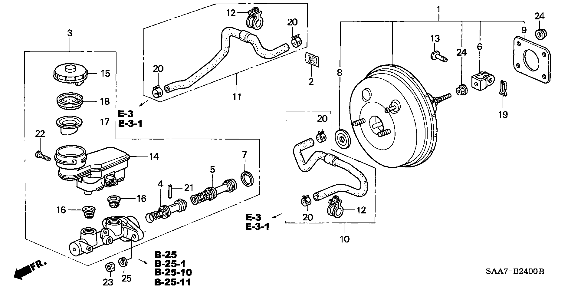 Honda 01469-SAA-G50 - Brake Booster onlydrive.pro