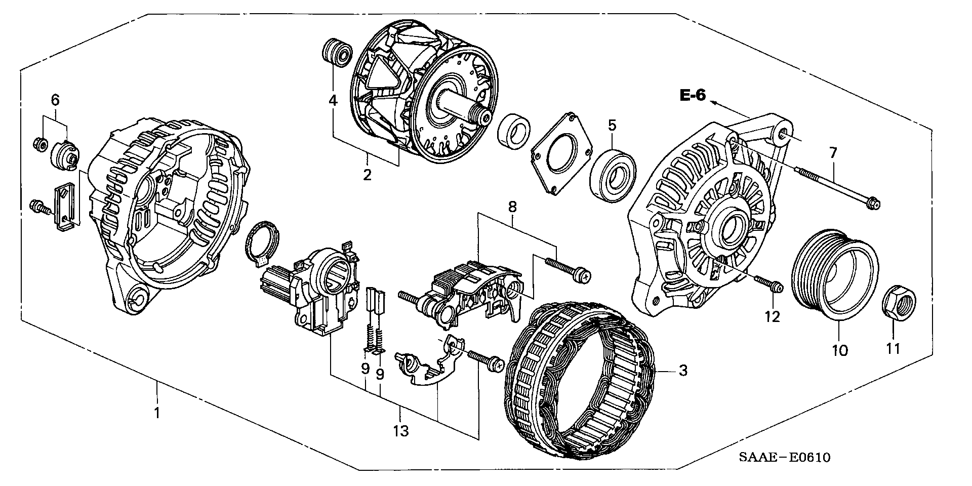 Honda 31 100-PWA-004 - Laturi onlydrive.pro