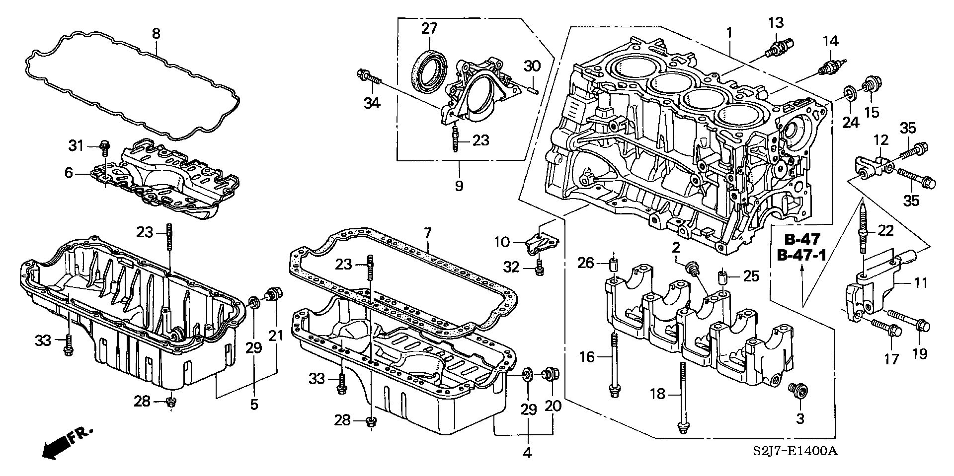 Honda 11251-P2J-000 - Gasket, oil sump onlydrive.pro