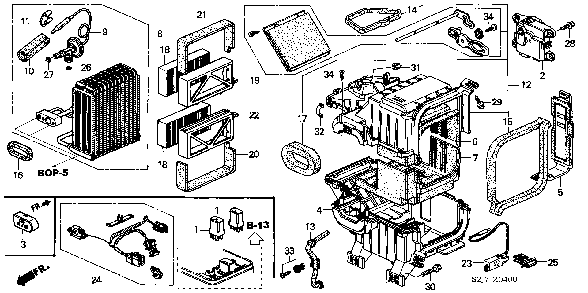 Honda 80297S2HG01 - Filter, interior air onlydrive.pro