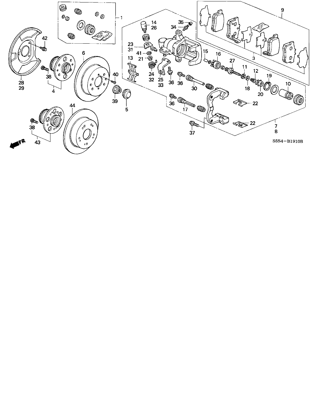 Honda 42510-S6D-E00 - Piduriketas onlydrive.pro