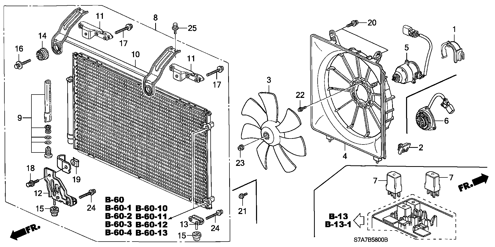 Honda 80101S7A003 - Džiovintuvas, oro kondicionierius onlydrive.pro