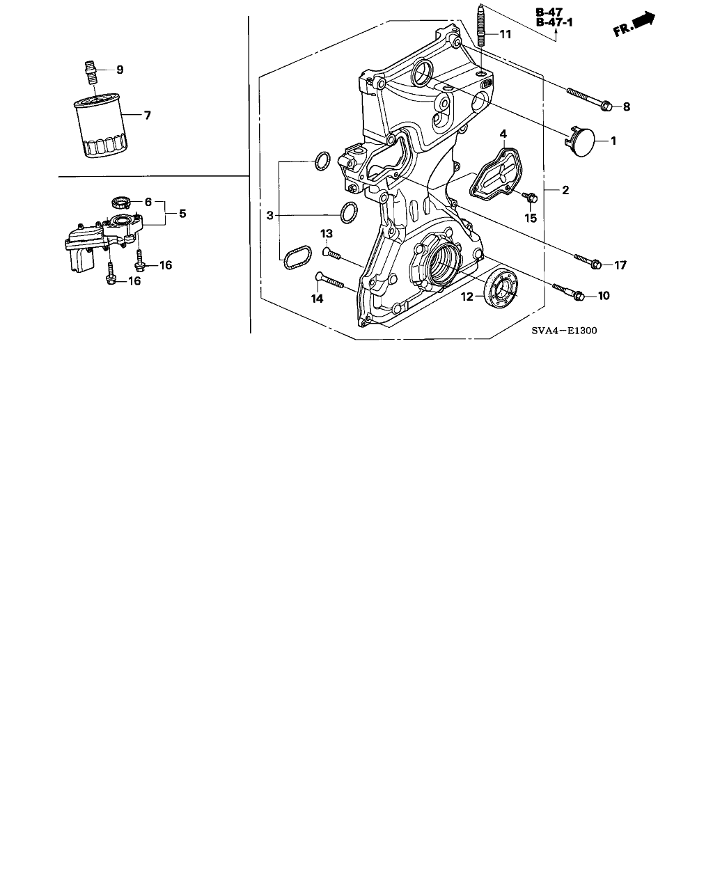 Honda 15400-PLM-A02 - Oil pump (1.8l): 1 pcs. onlydrive.pro