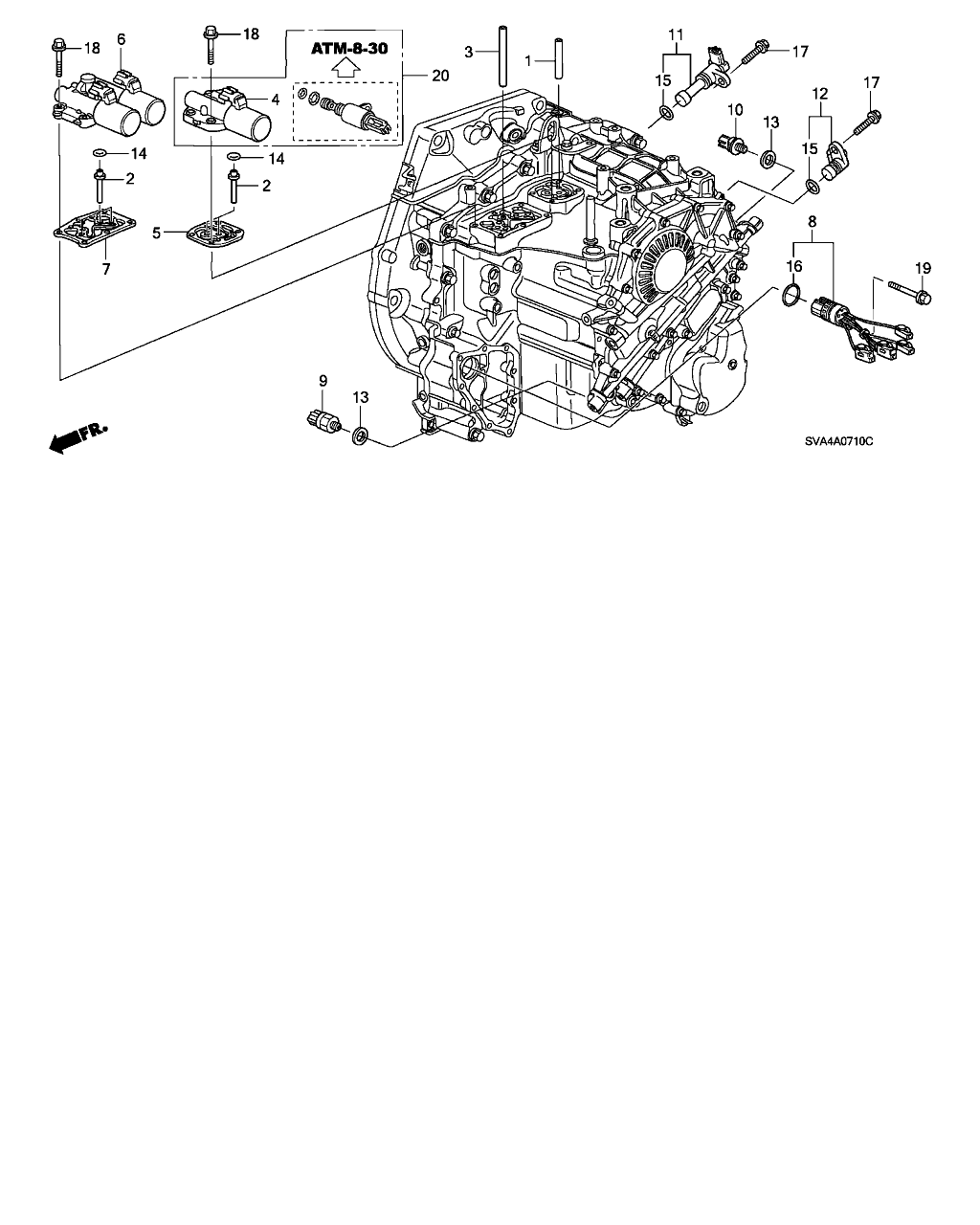 Honda 91301-PC9-003 - Tarpiklis, įsiurbimo kolektorius onlydrive.pro