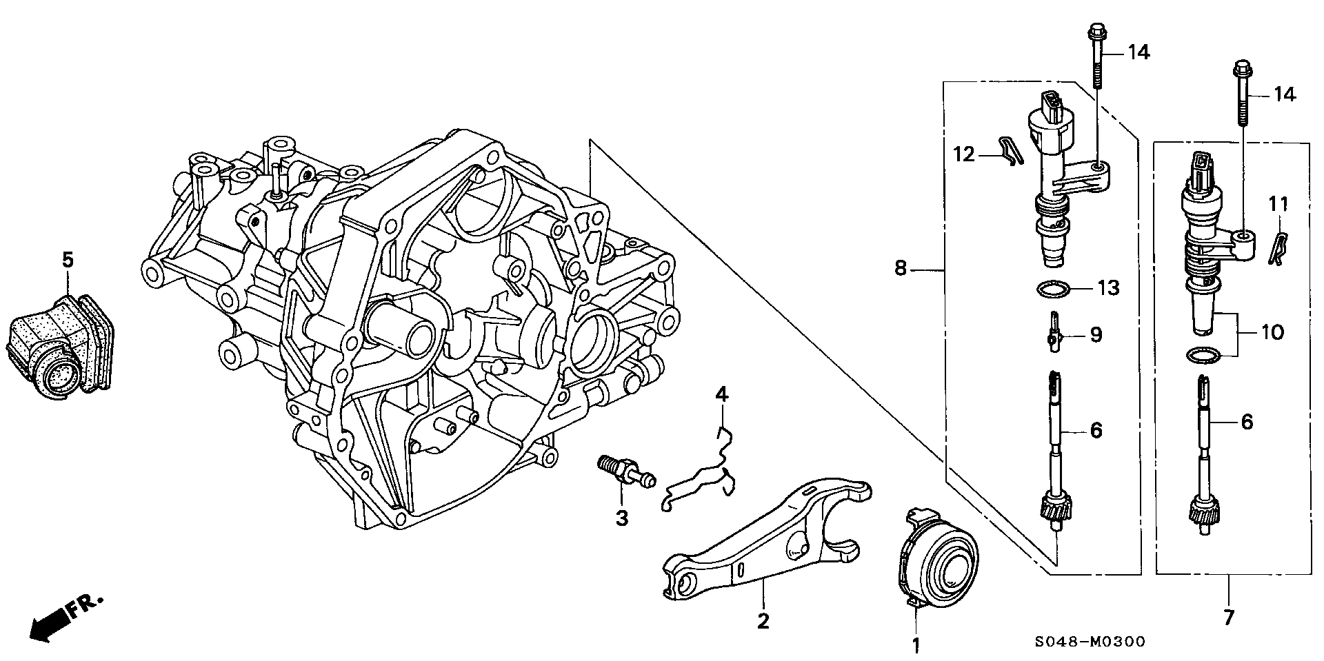 Honda 22810-P20-003 - Выжимной подшипник сцепления onlydrive.pro