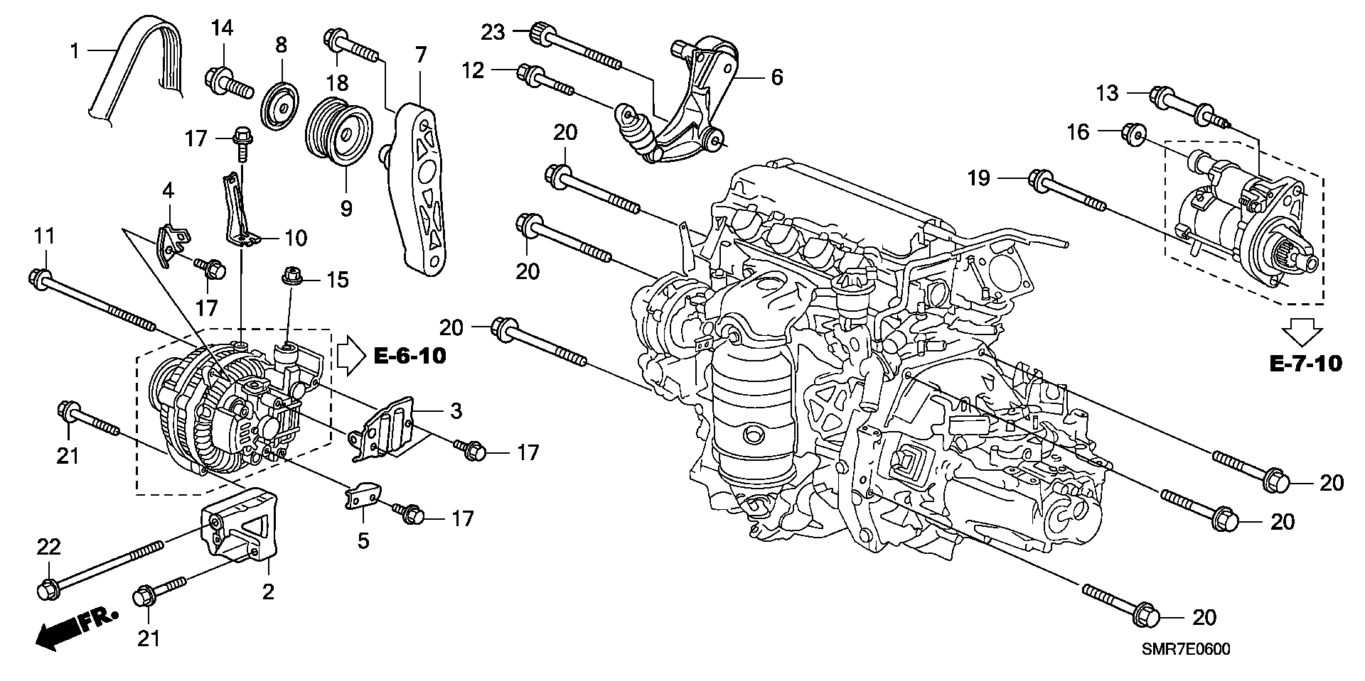 Honda 31190-RNA-003 - Pulley, v-ribbed belt onlydrive.pro