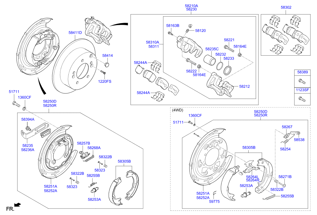 KIA 58302 2YA31 - Brake Pad Set, disc brake onlydrive.pro